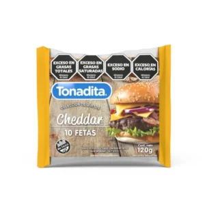 CHEDDAR FETEADO TONADITA X 120 GRS