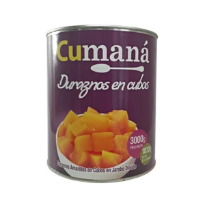 DURAZNOS CUMANA x3Kg cubos