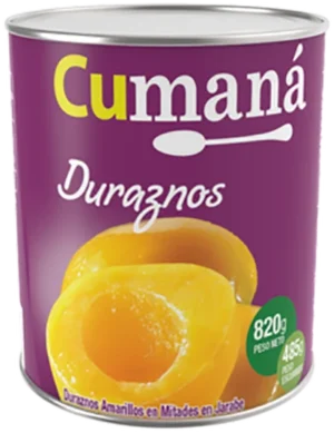 DURAZNOS CUMANA x3Kg mitades