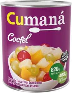 COCTEL 5 FRUTAS CUMANA x 820 grs