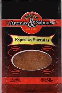 ESPECIAS SURTIDAS AROMAS Y SABORE 5x25grs.