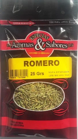 ROMERO AROMA Y SABORE 5 X 25 GRS