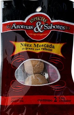 NUEZ MOSCADA MOLIDA AROMAS Y SABORE 5x25grs.