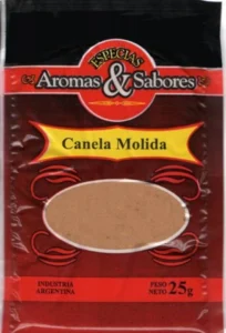 CANELA MOLIDA AROMA SABORES 5X25 GRS