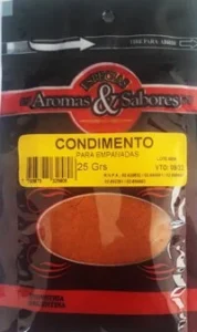 CONDIMENTO PARA EMPANADA AROMAS 5x25grs.