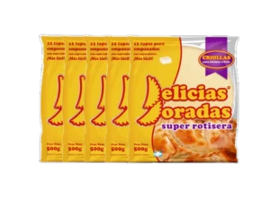 TAPAS X 500 GR ROTICERA C DELICIA DORADA x 5 unidades