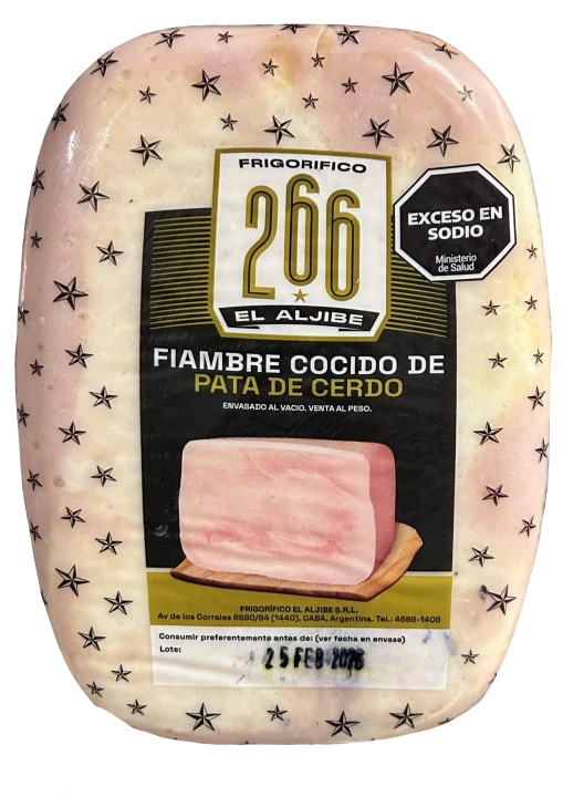 JAMON COCIDO 266 chico con grasa