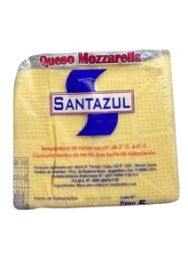 MUZARELLA SANTA AZUL X 5 KG PLANCHA