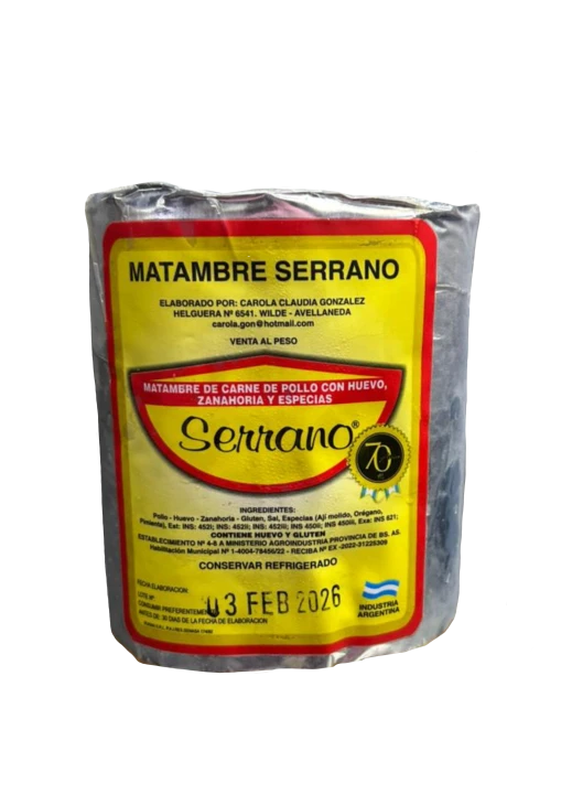 MATAMBRE DE POLLO SERRANO