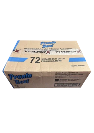 HAMBURGUESA PRONTO BEEF x72un.